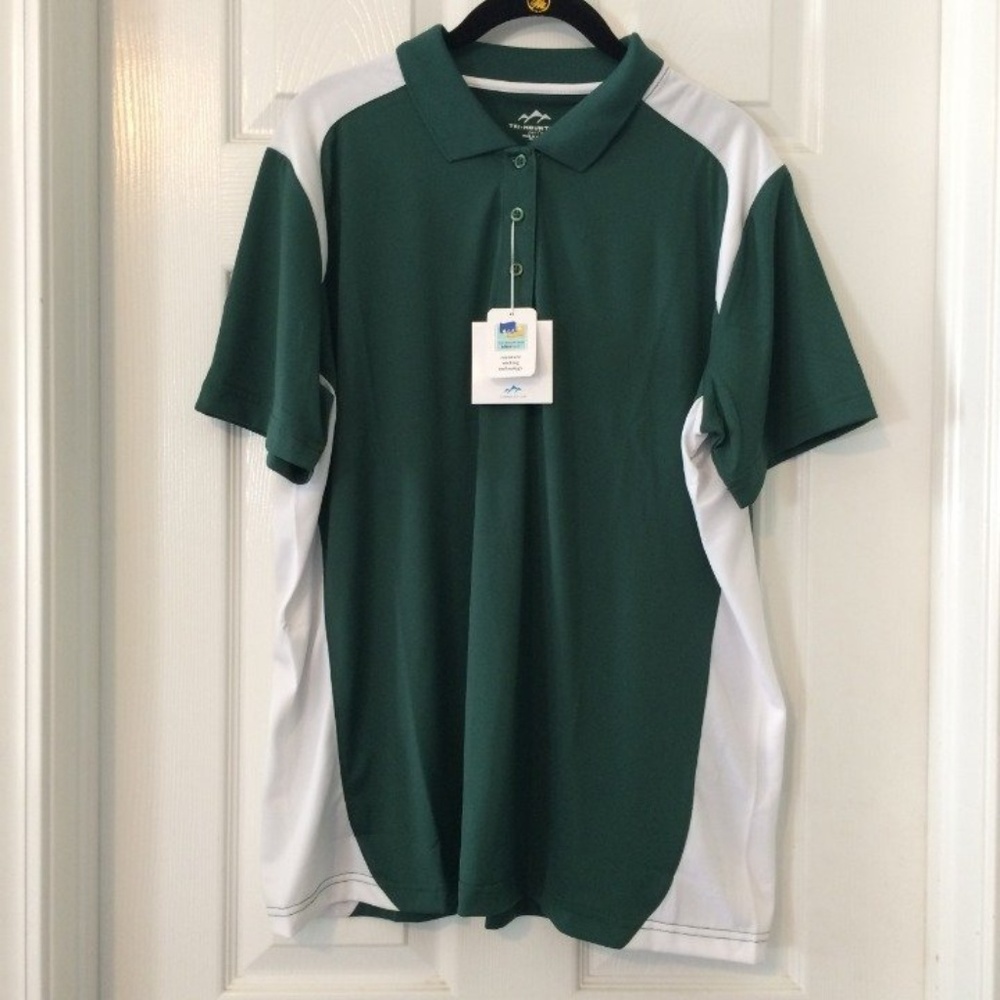NWT Women XL Tri-Mountain Collared Shirt
